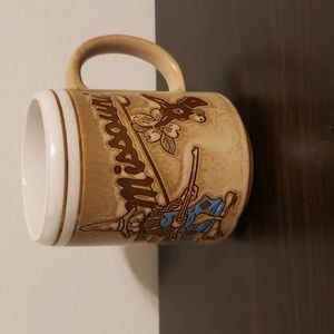 Vintage stoneware Missouri state souvenir mug
